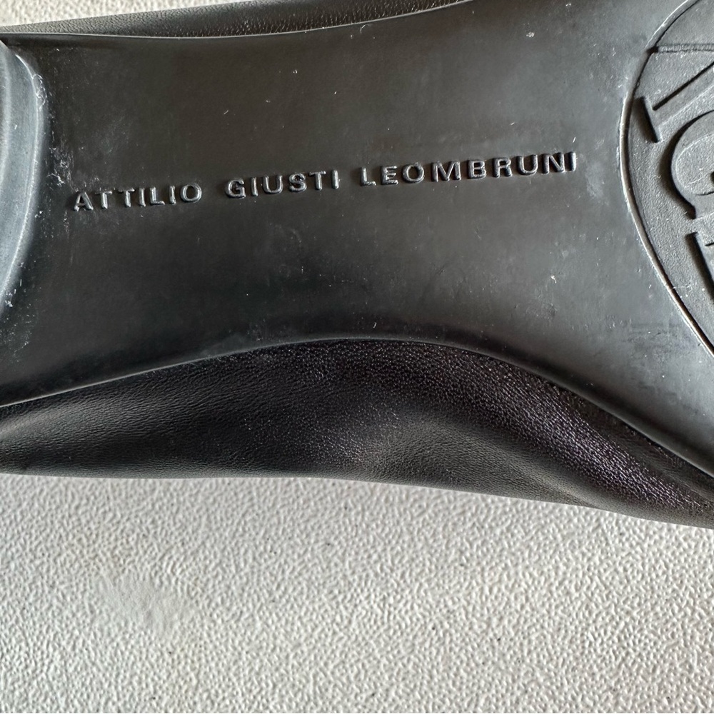 AGL Attilio Giusti Leombruni Womens Bella Patent Leather Ballet Flats - Picture 7 of 8